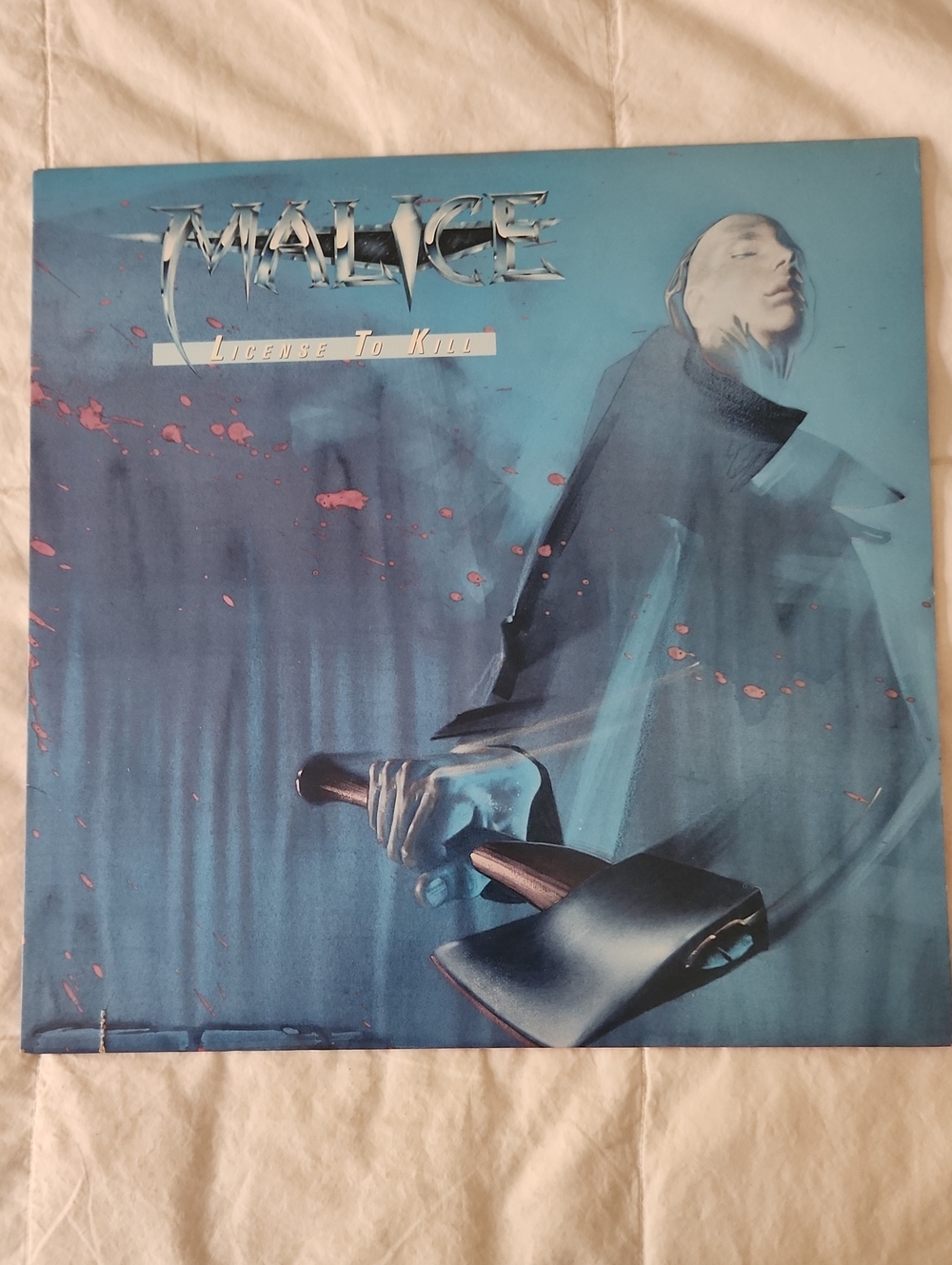 - License to Kill (Blue Vinyl Record Sleeve)